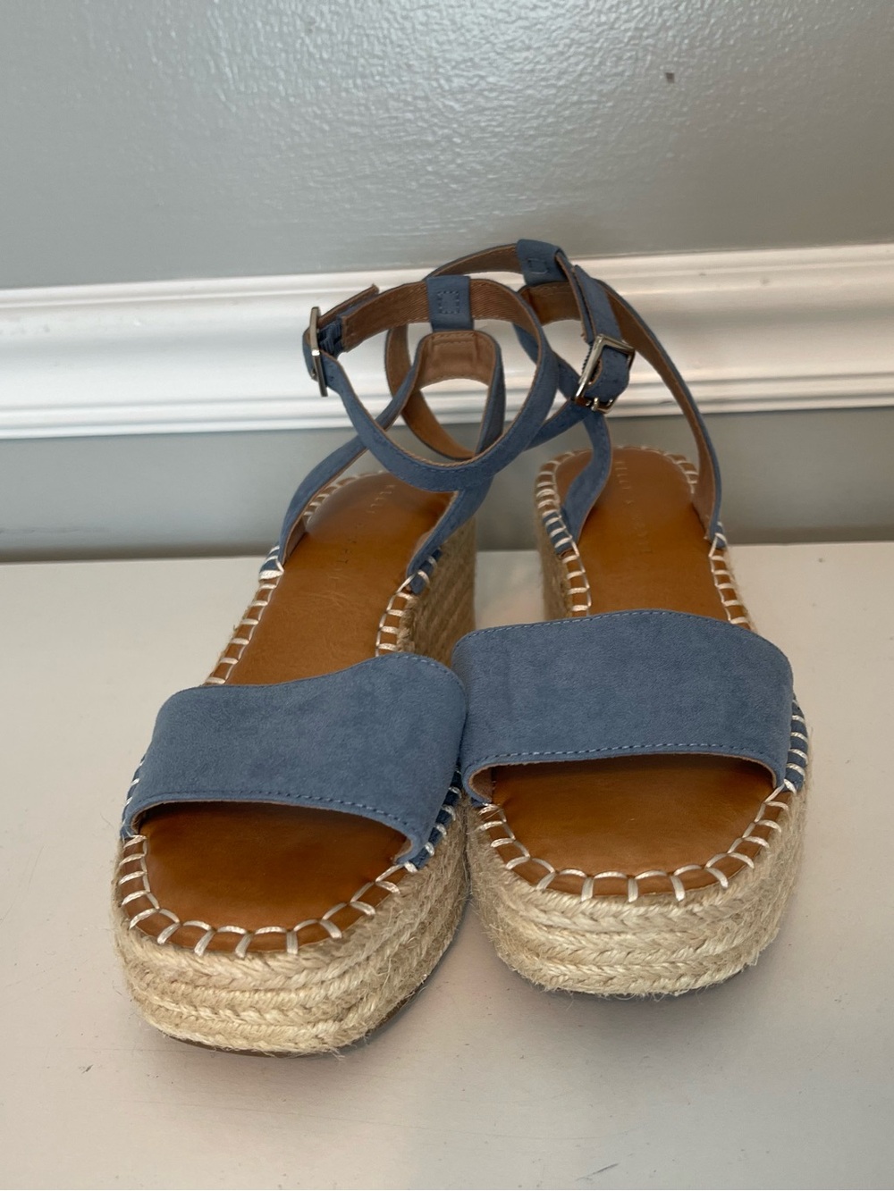 Kelly + Katie Blue Espadrille Sandal
